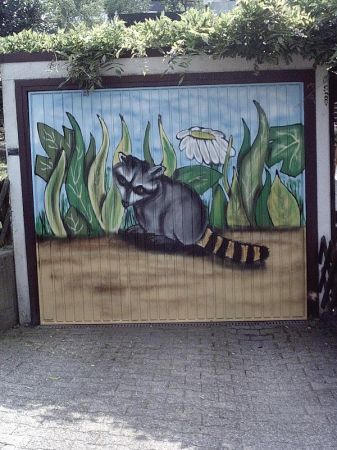 2004_Garagentor_Waschbär_Iserlohn