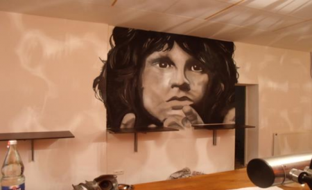 Jim Morrison Graffiti
