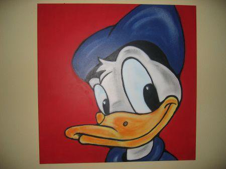 Graffiti_Leinwand_Donald_Duck